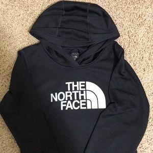 Black North face hoodie